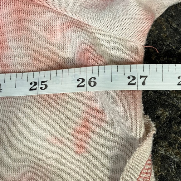 1/7  terra & Sky tie dye V neck sweatshirt 2x orange and cream - Picture 6 of 9